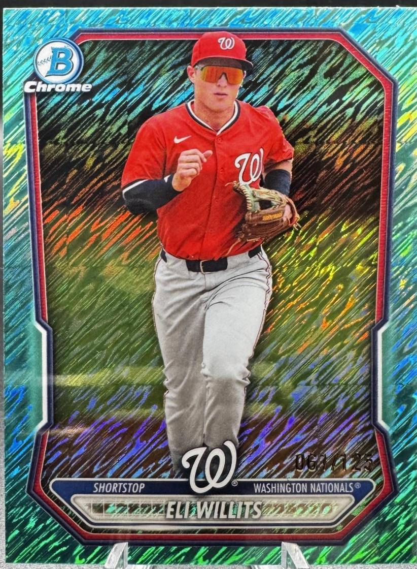 Eli Willits [Aqua Shimmer Refractor] #BCP-95