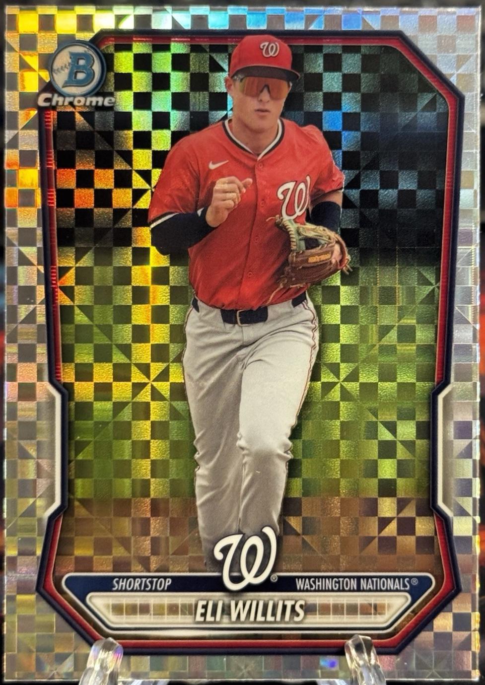 Eli Willits [Aqua X-Fractor Refractor] #BCP-95