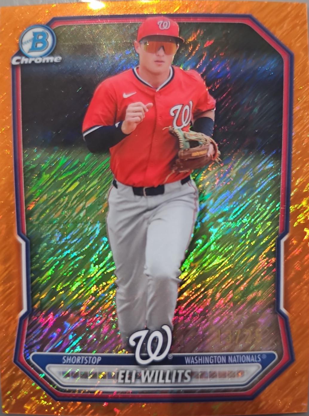 Eli Willits [Orange Shimmer Refractor] #BCP-95