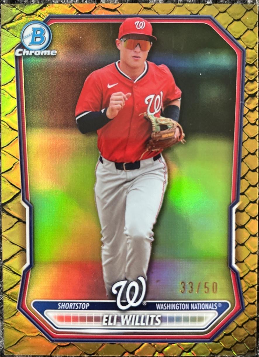Eli Willits [Reptilian Gold Refractor] #BCP-95
