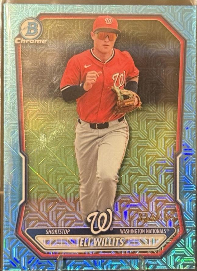 Eli Willits [Sky Blue Mojo Refractor] #BCP-95
