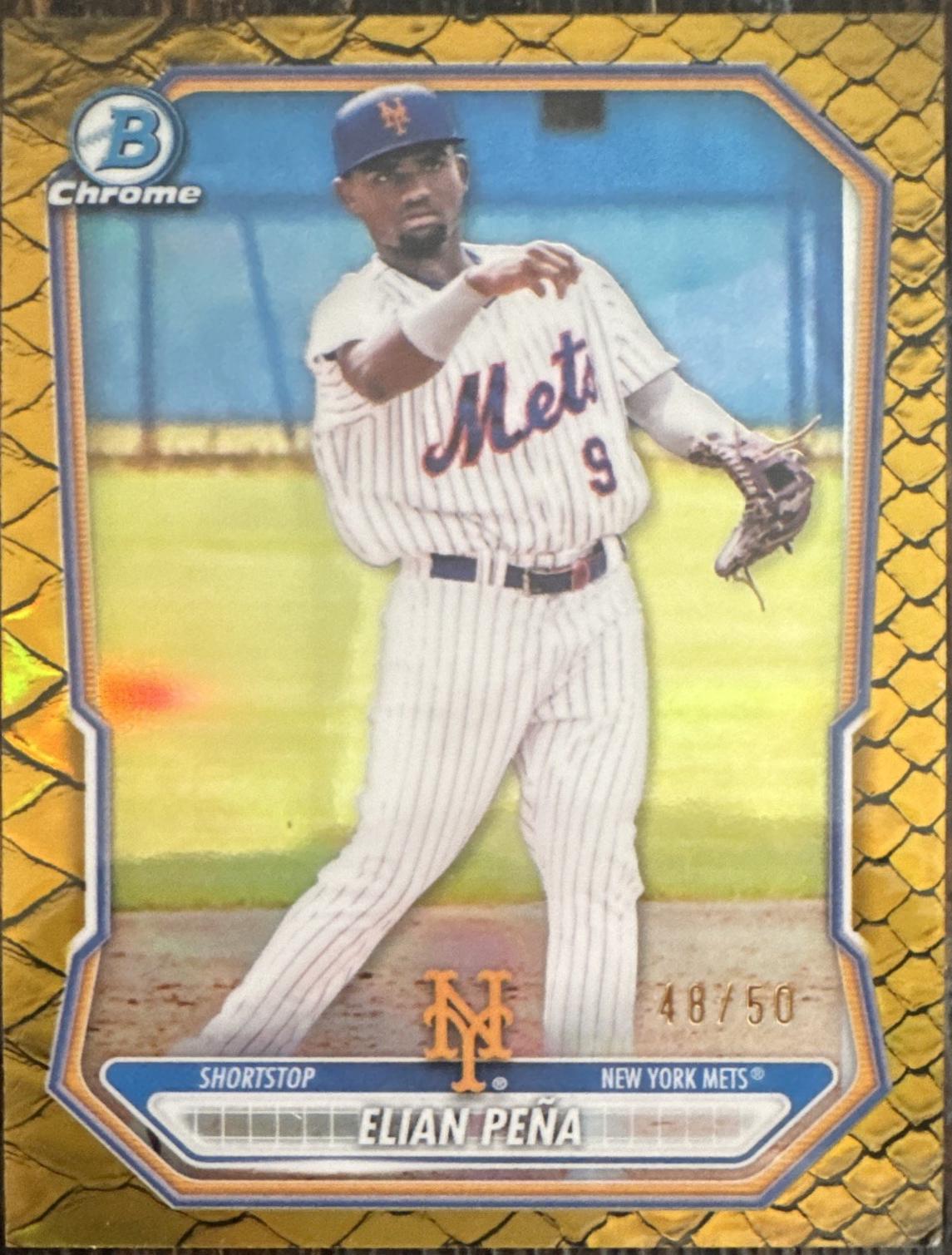 Elian Pena [Gold Refractor] #BCP-91