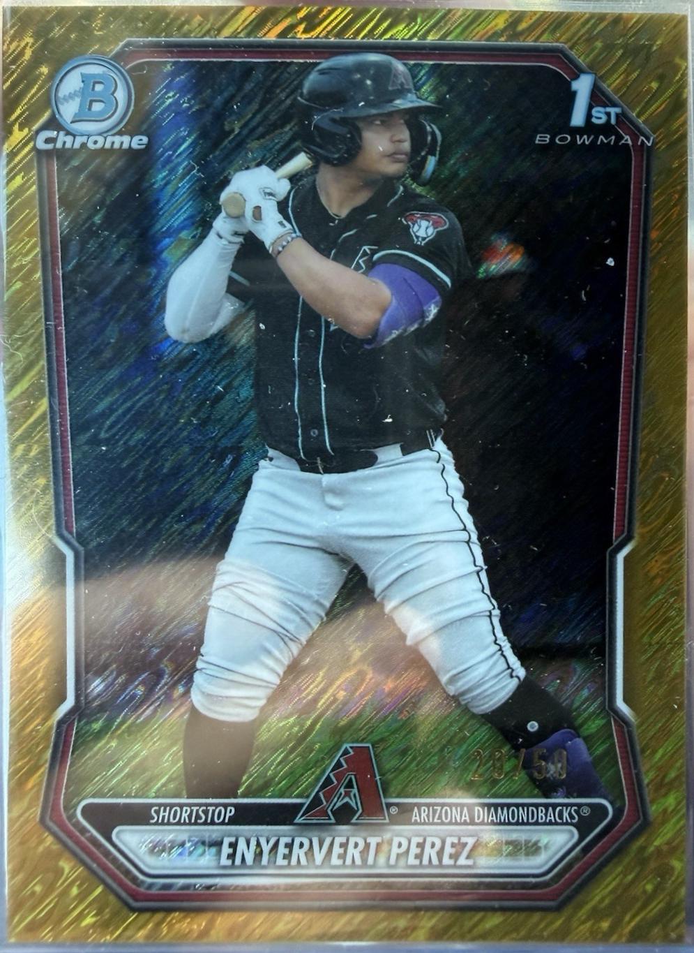 Enyervert Perez [Gold Shimmer Refractor] #BCP-71