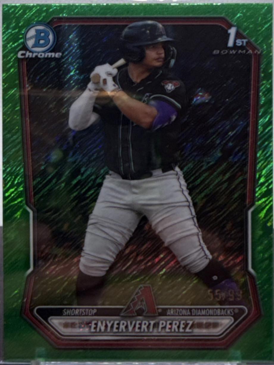 Enyervert Perez [Green Shimmer Refractor] #BCP-71