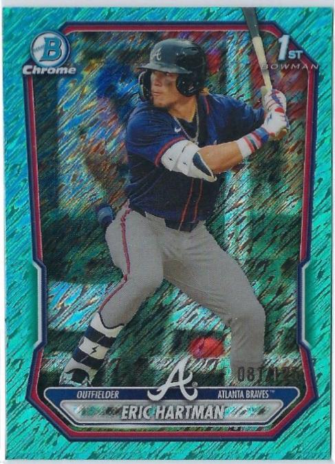 Eric Hartman [Aqua Shimmer Refractor] #BCP-102