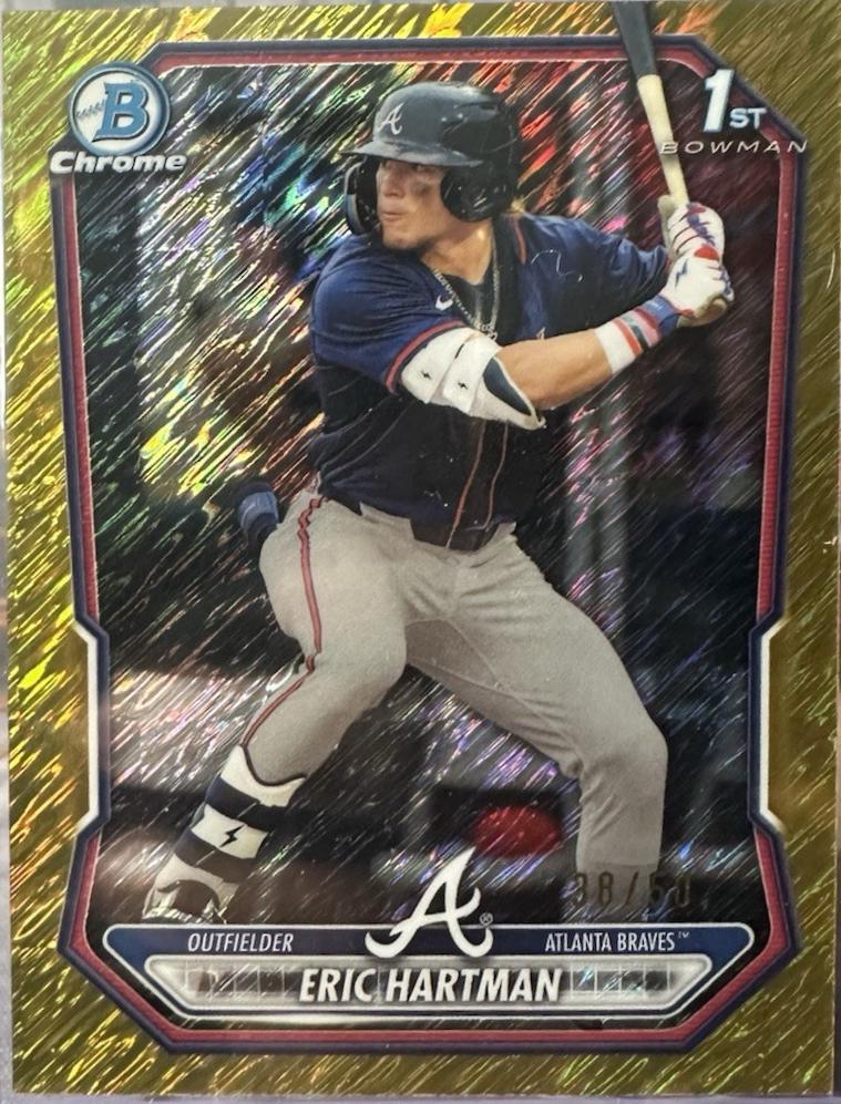 Eric Hartman [Gold Shimmer Refractor] #BCP-102