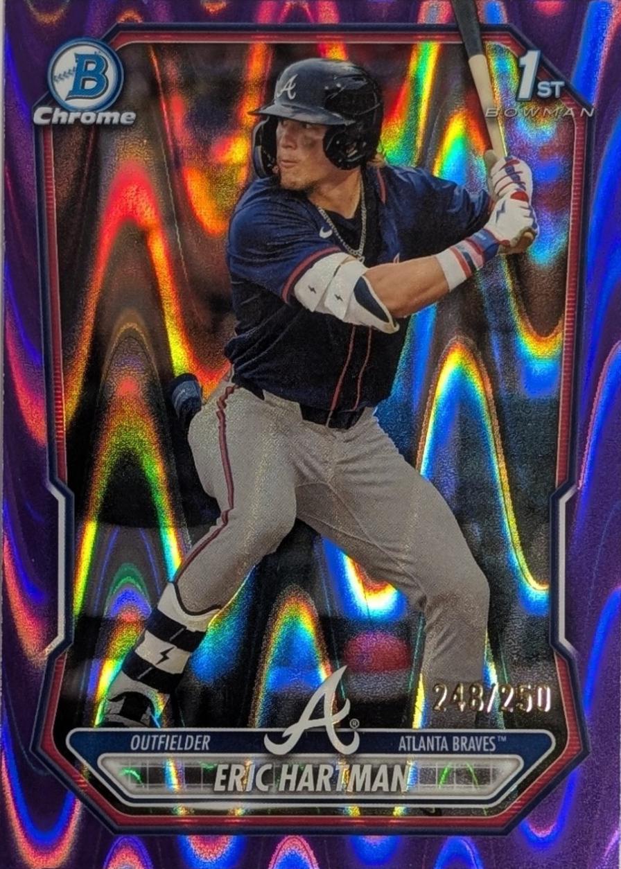 Eric Hartman [Purple RayWave Refractor] #BCP-102