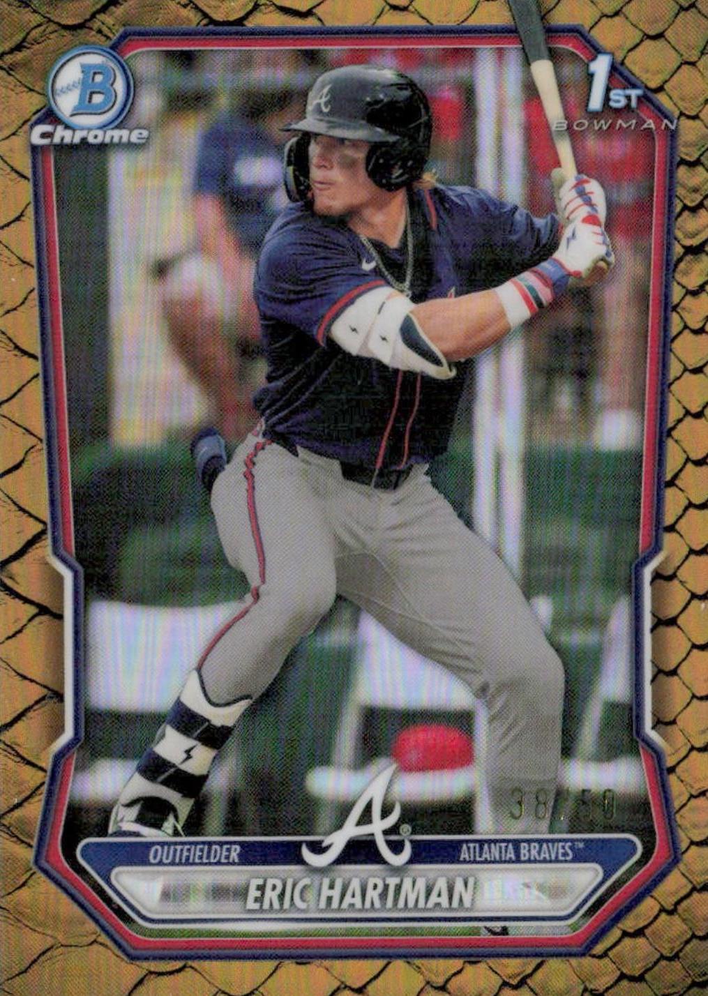 Eric Hartman [Reptilian Gold Refractor] #BCP-102