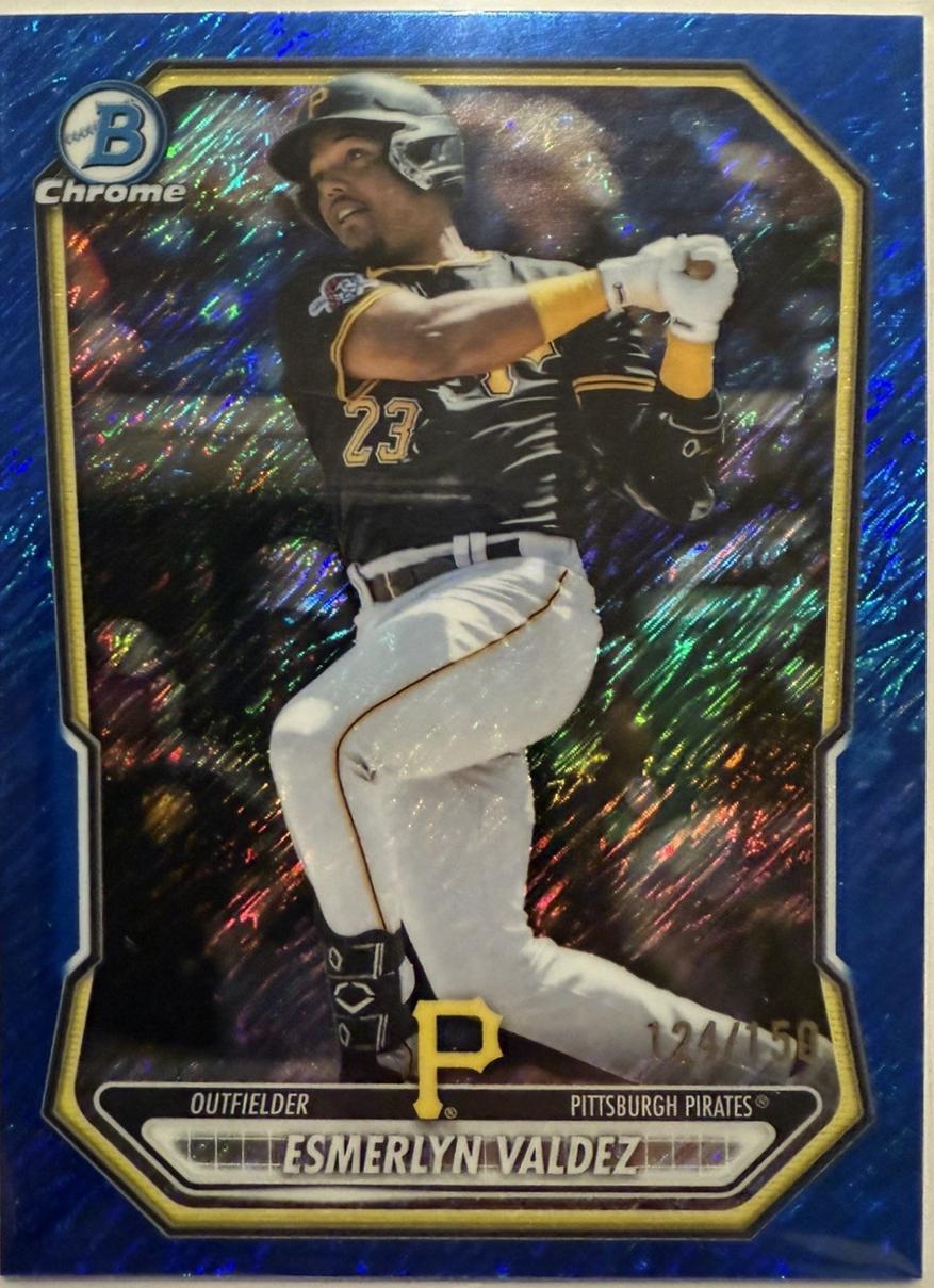 Esmerlyn Valdez [Blue Shimmer Refractor] #BCP-76