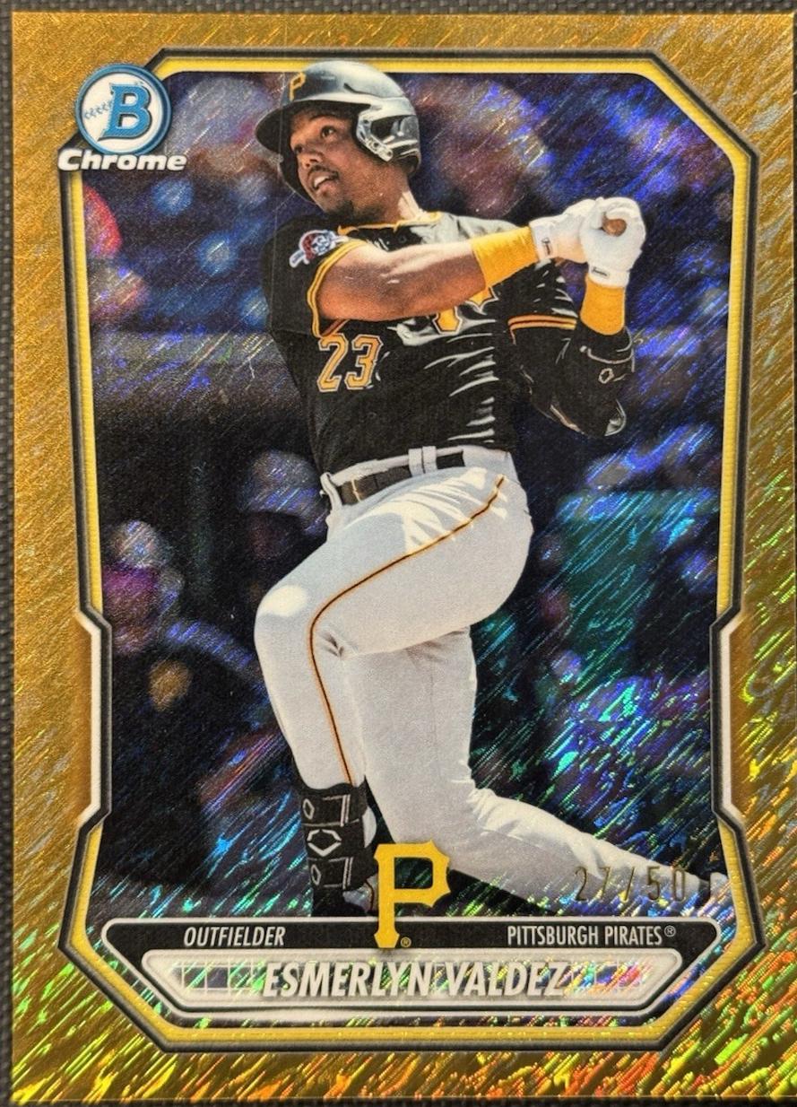 Esmerlyn Valdez [Gold Shimmer Refractor] #BCP-76