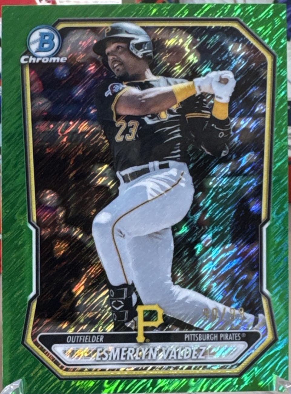 Esmerlyn Valdez [Green Shimmer Refractor] #BCP-76