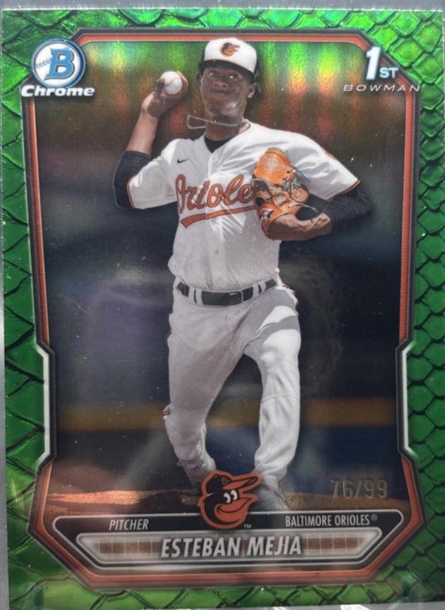 Esteban Mejia [Green Reptilian Refractor] #BCP-79