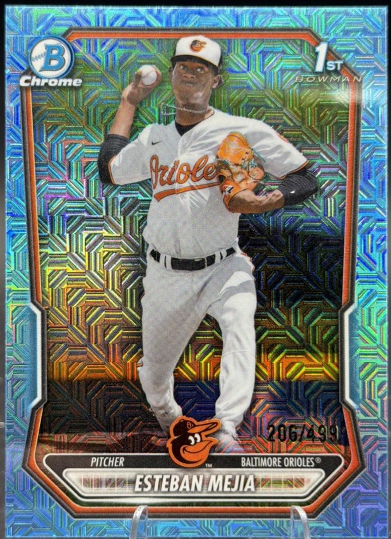 Esteban Mejia [Sky Blue Mojo Refractor] #BCP-79
