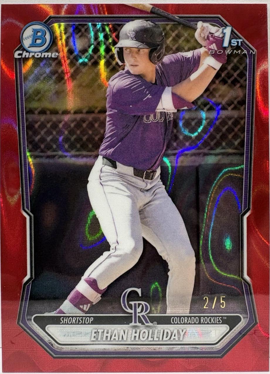 Ethan Holliday [Red Lava Refractor] #BCP-1