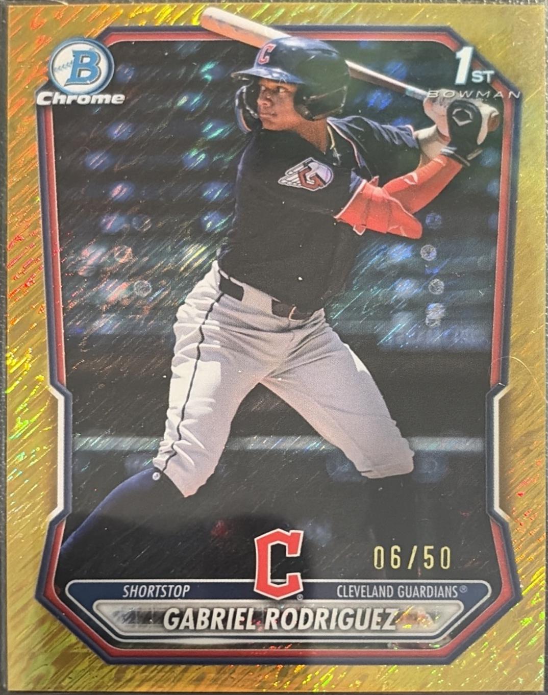 Gabriel Rodriguez [Gold Shimmer Refractor] #BCP-118