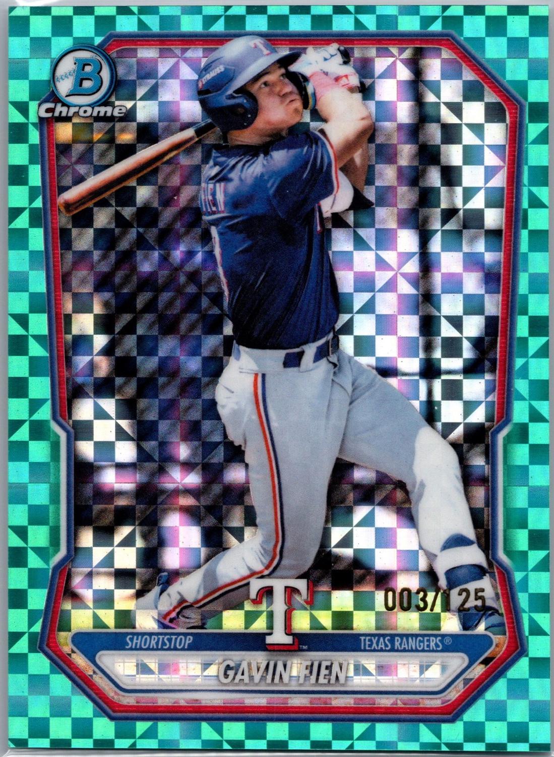 Gavin Fien [Aqua X-Fractor Refractor] #BCP-126