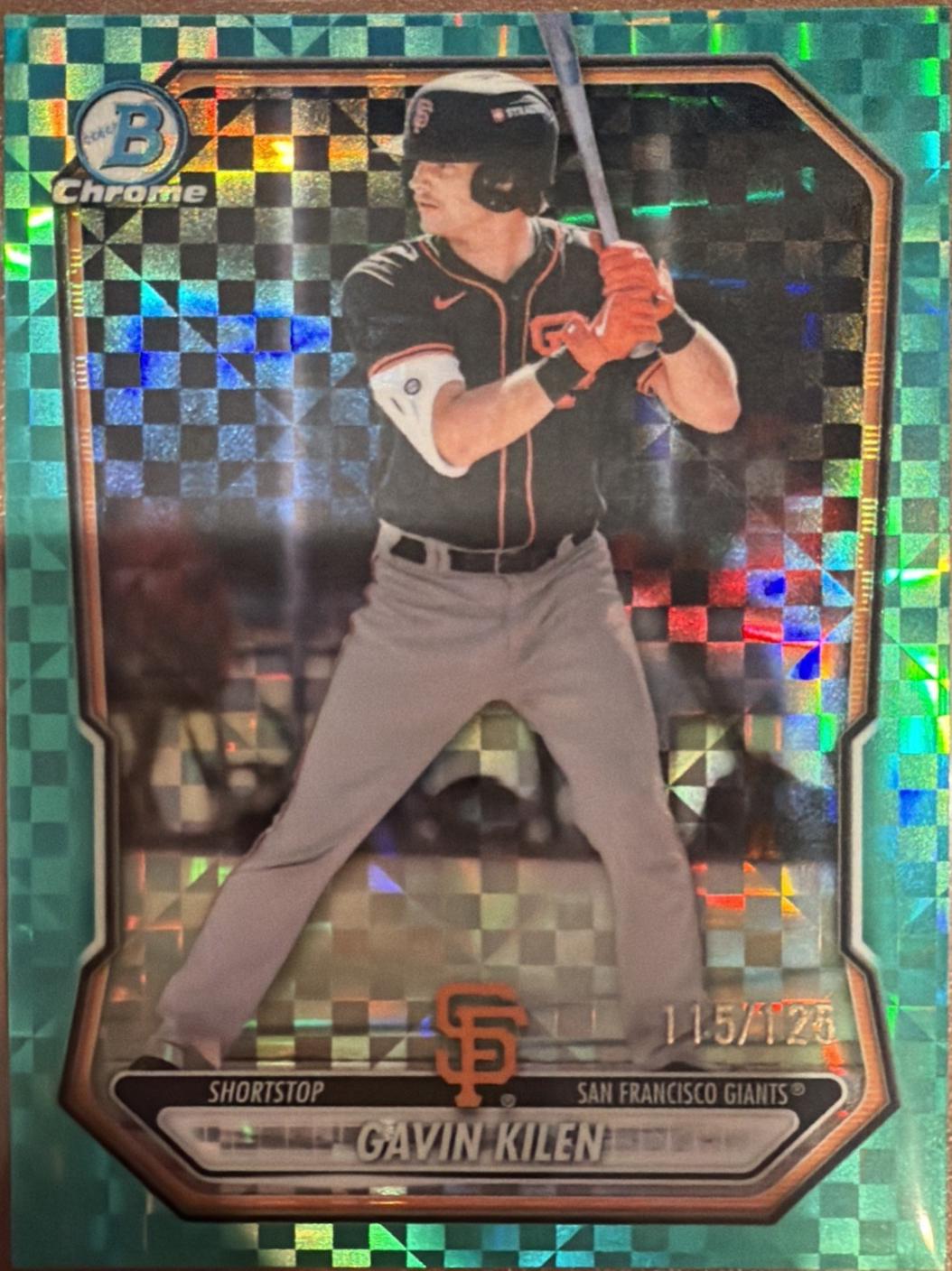 Gavin Kilen [Aqua X-Fractor Refractor] #BCP-136