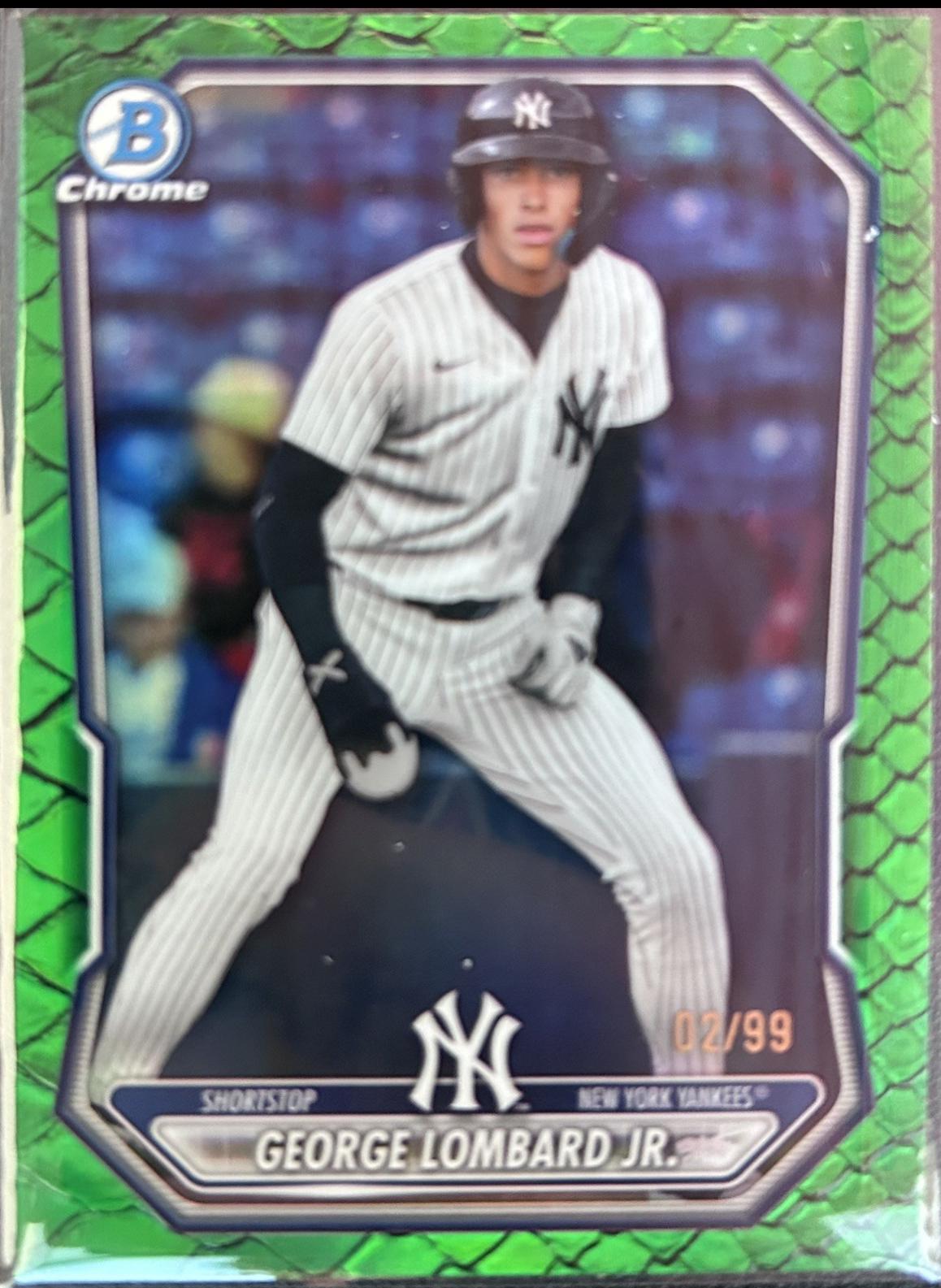 George Lombard Jr. [Green Reptilian Refractor] #BCP-64