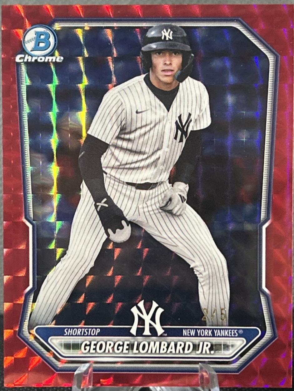 George Lombard Jr. [Red Geometric Refractor] #BCP-64