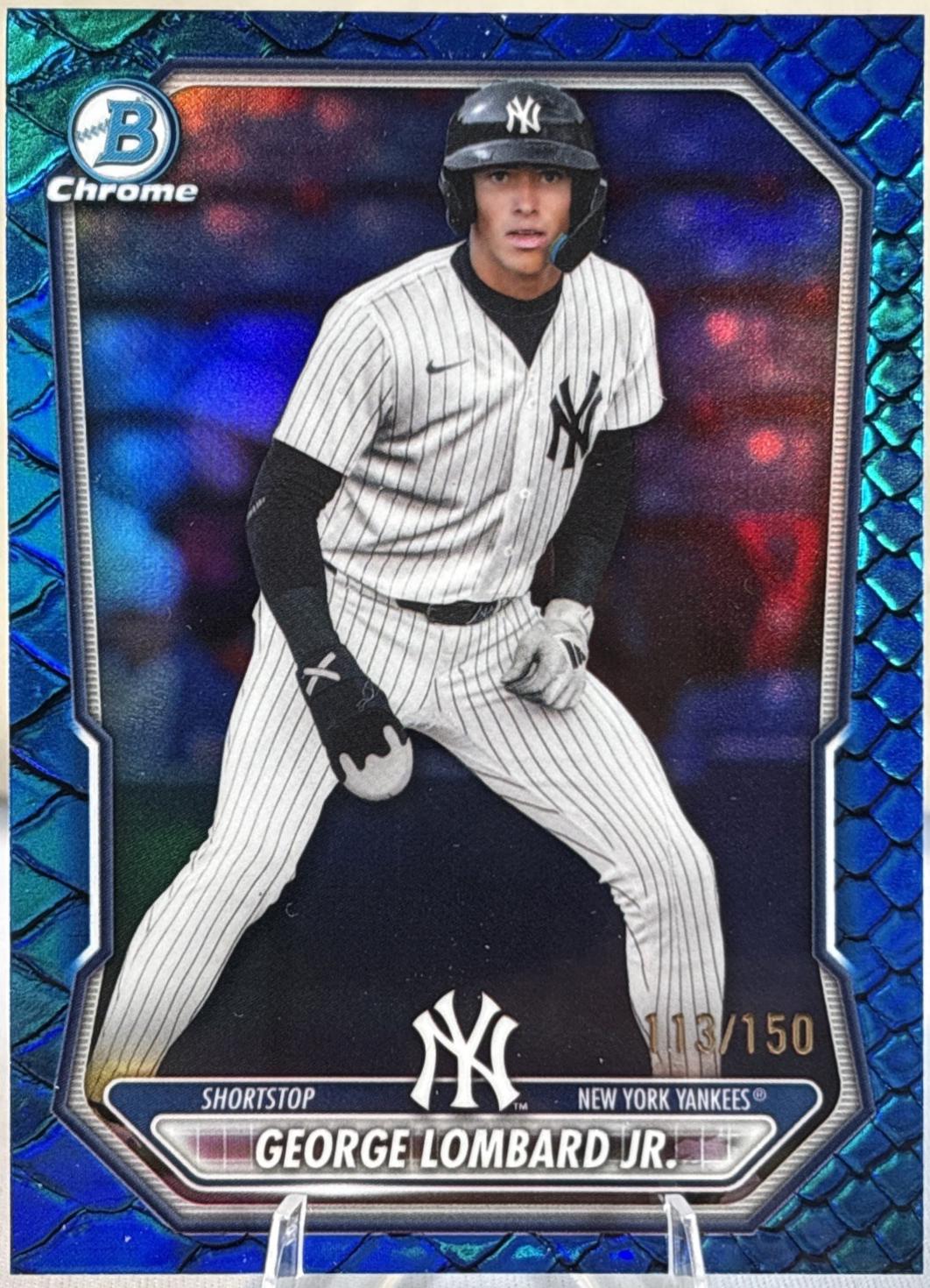 George Lombard Jr. [Reptilian Blue Refractor] #BCP-64