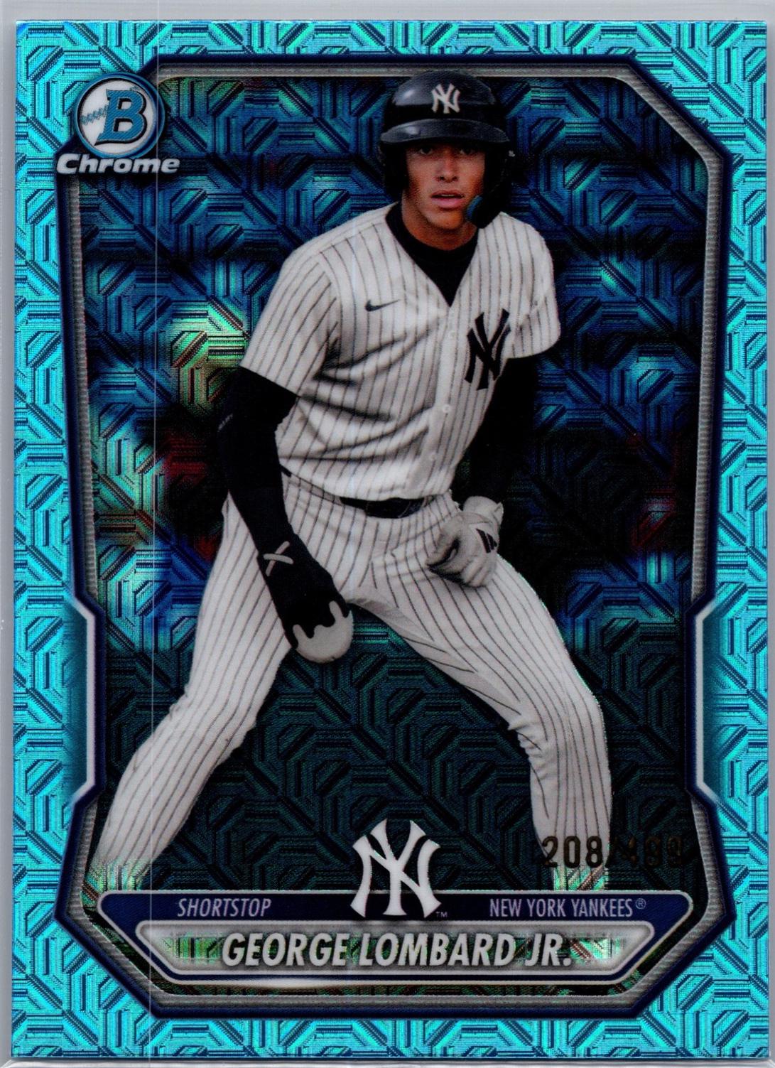 George Lombard Jr. [Sky Blue Mojo Refractor] #BCP-64