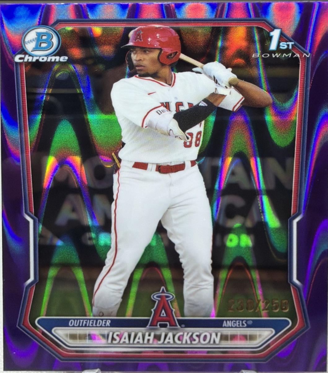 Isaiah Jackson [Purple RayWave Refractor] #BCP-60