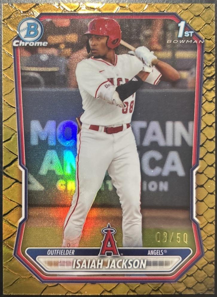 Isaiah Jackson [Reptilian Gold Refractor] #BCP-60