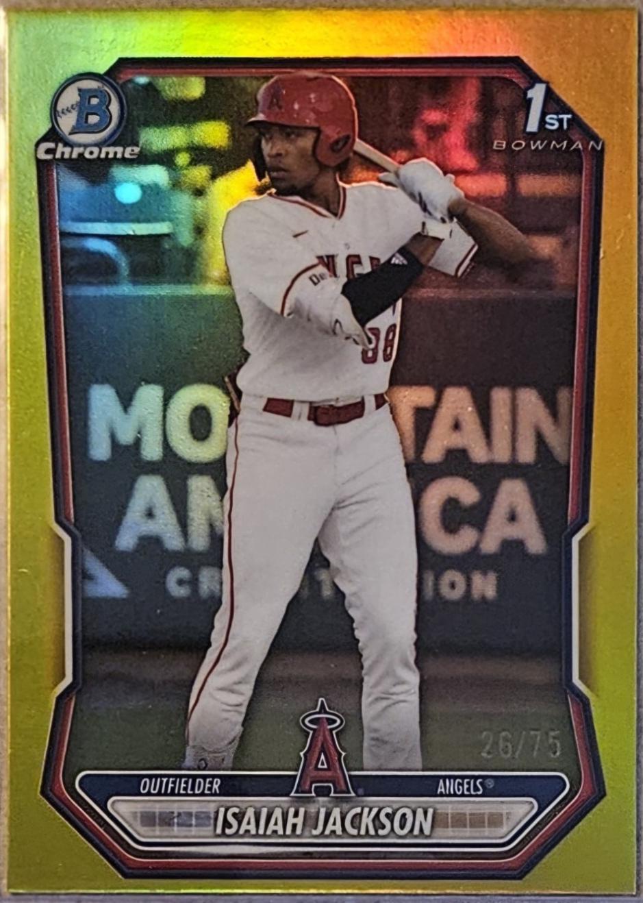 Isaiah Jackson [Yellow Refractor] #BCP-60