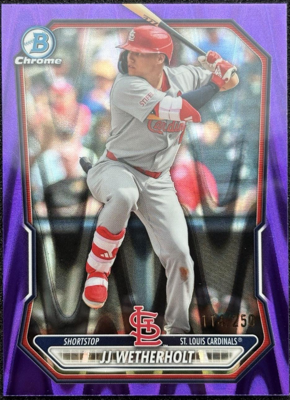 JJ Wetherholt [Purple RayWave Refractor] #BCP-115