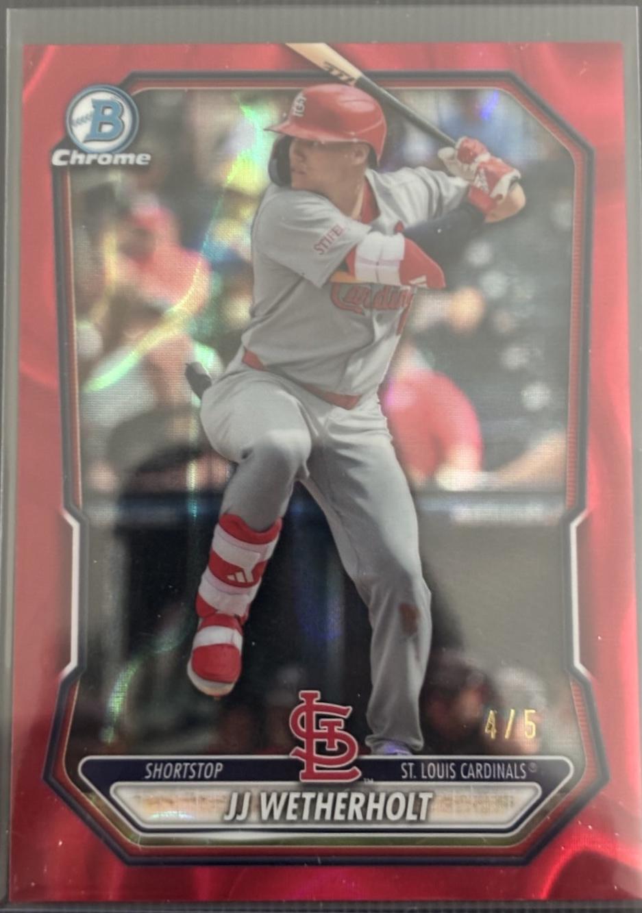 JJ Wetherholt [Red Lava Refractor] #BCP-115