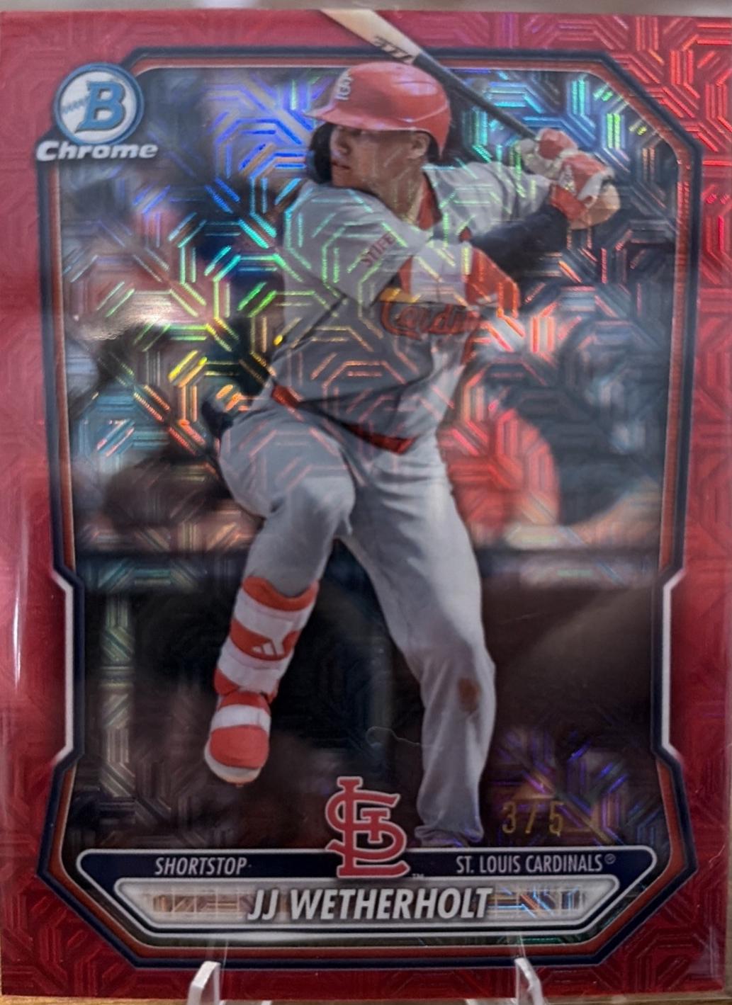 JJ Wetherholt [Red Mojo Refractor] #BCP-115