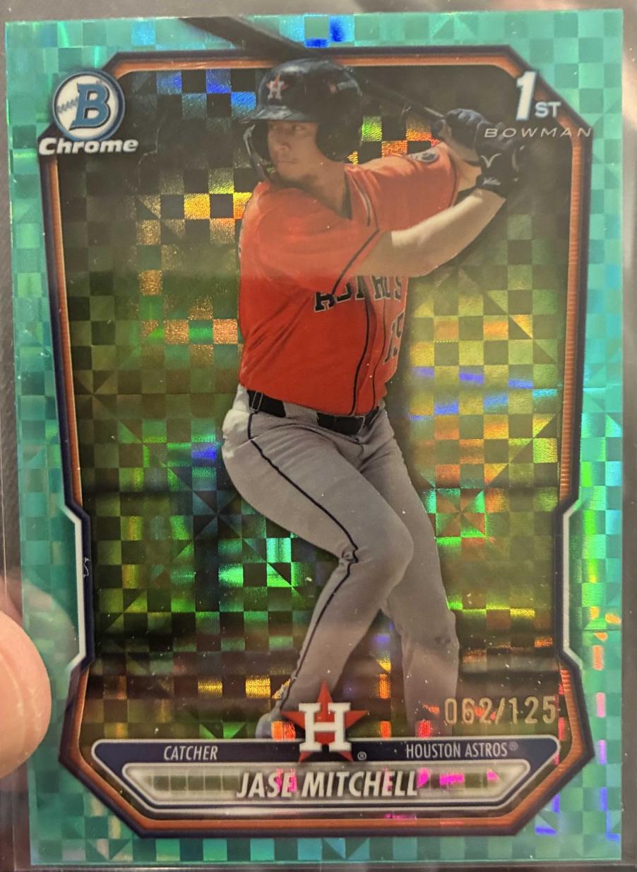 Jase Mitchell [Aqua X-Fractor Refractor] #BCP-12