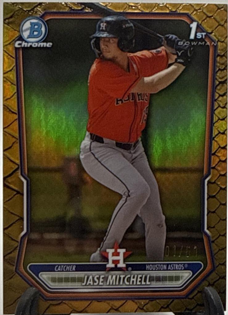 Jase Mitchell [Reptilian Gold Refractor] #BCP-12
