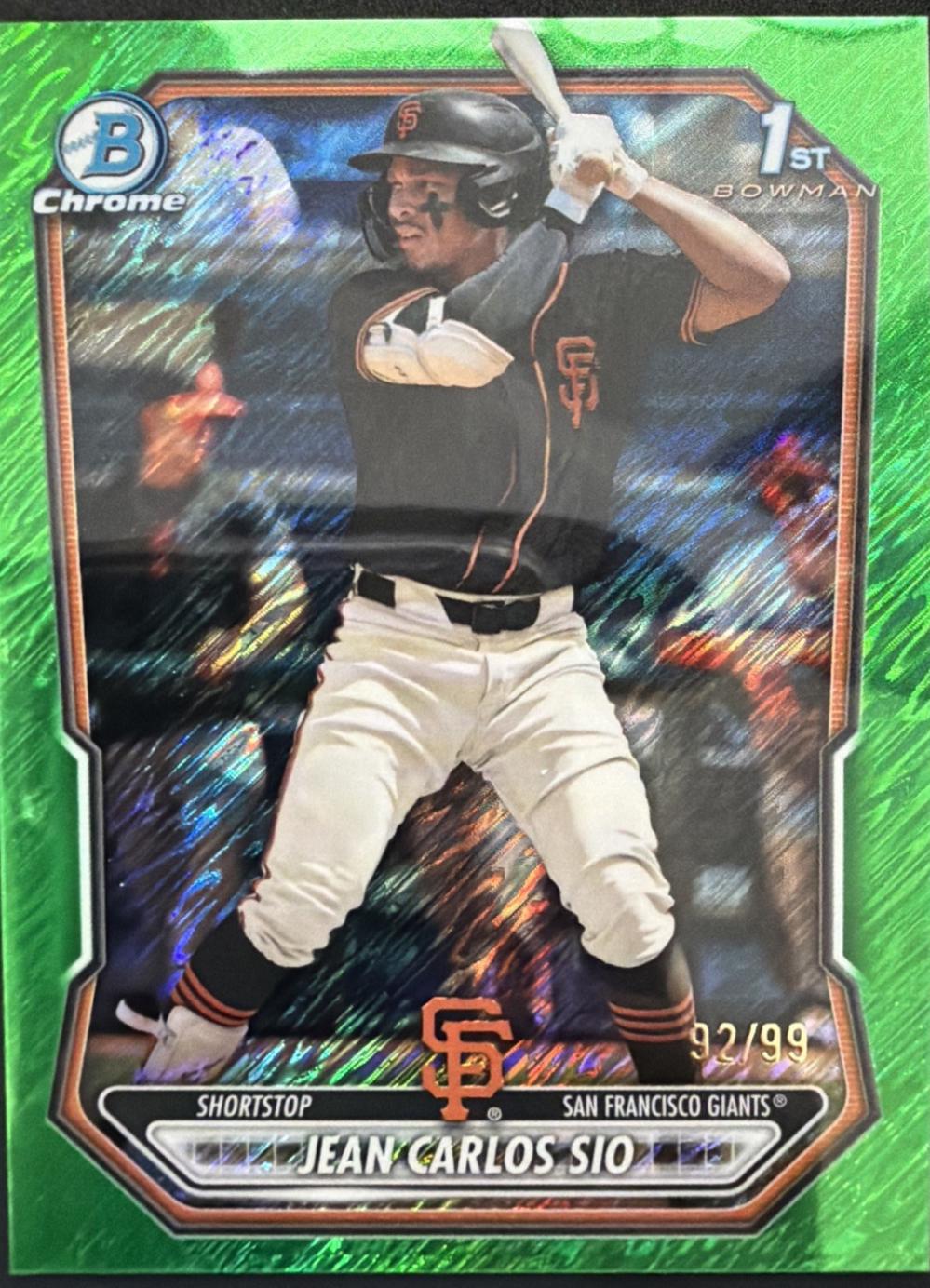 Jean Carlos Sio [Green Shimmer Refractor] #BCP-87