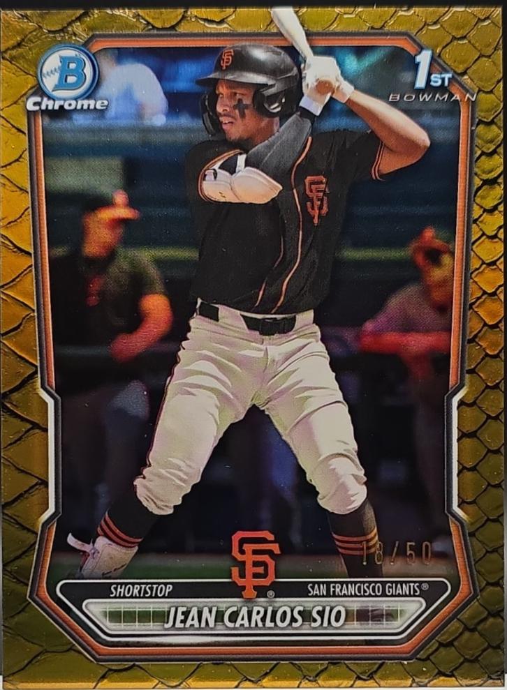 Jean Carlos Sio [Reptilian Gold Refractor] #BCP-87