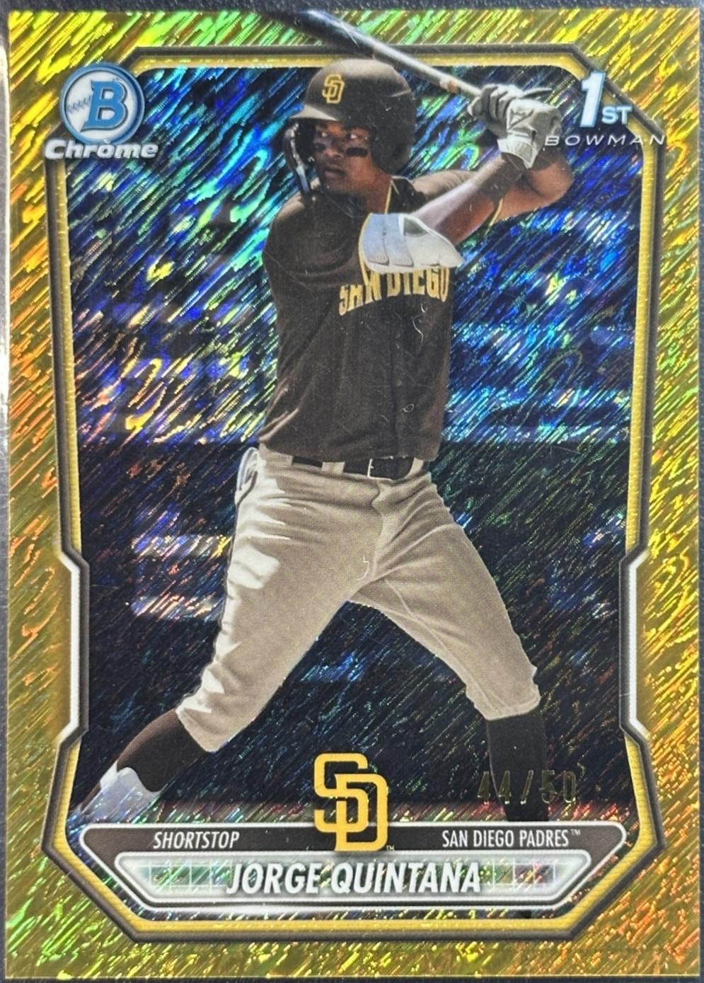 Jorge Quintana [Gold Shimmer Refractor] #BCP-93