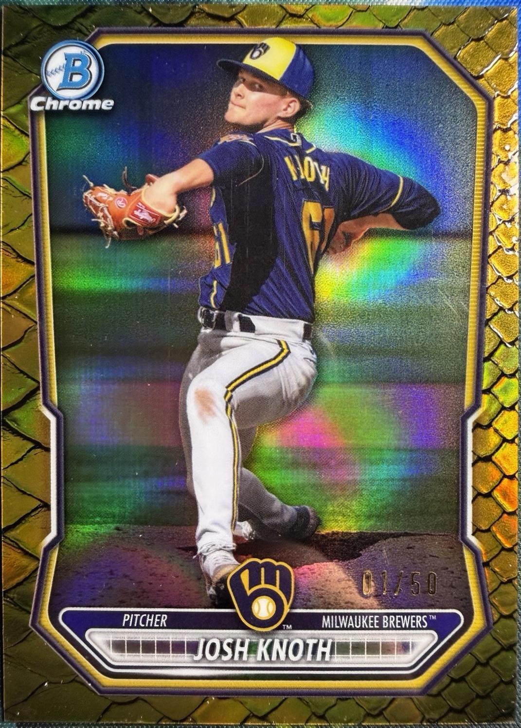 Josh Knoth [Reptilian Gold Refractor] #BCP-113