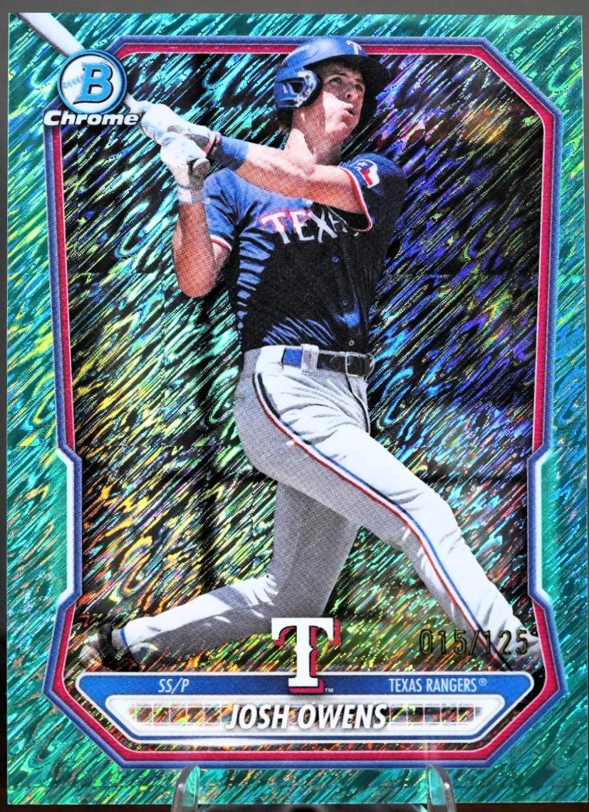 Josh Owens [Aqua Shimmer Refractor] #BCP-62