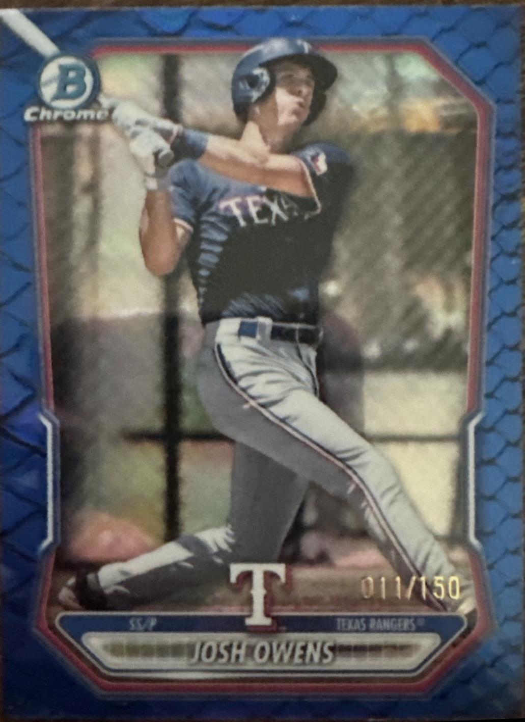 Josh Owens [Blue Geometric Refractor] #BCP-62