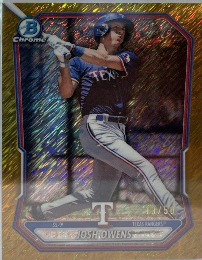 Josh Owens [Gold Shimmer Refractor] #BCP-62