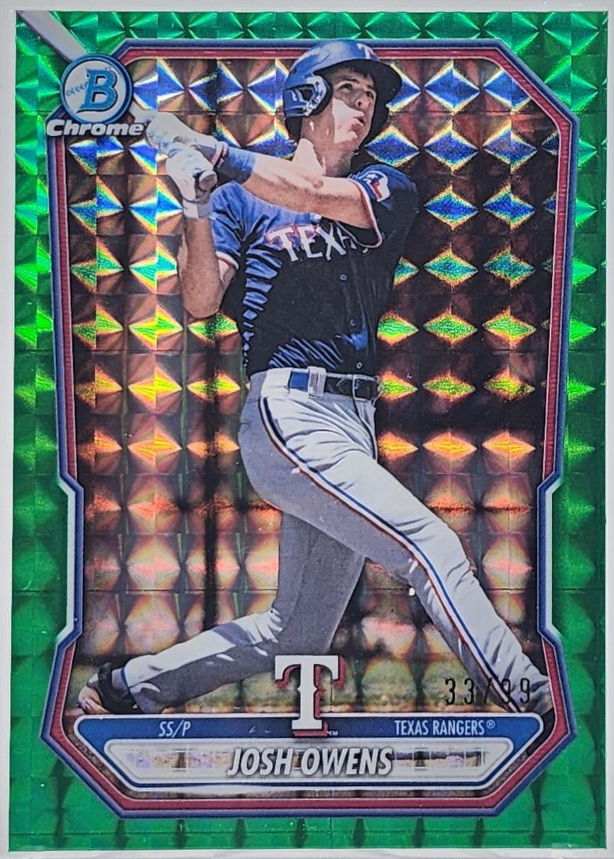 Josh Owens [Green Geometric Refractor] #BCP-62