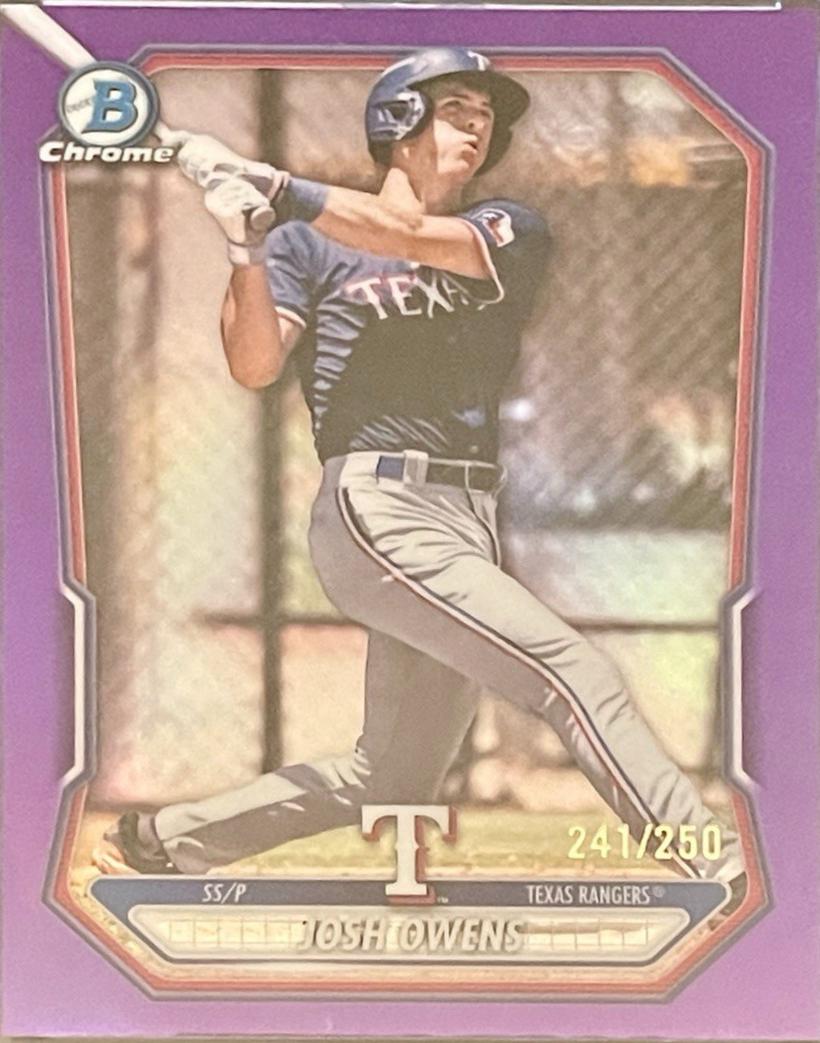 Josh Owens [Purple Geometric Refractor] #BCP-62