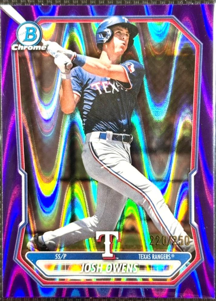 Josh Owens [Purple RayWave Refractor] #BCP-62