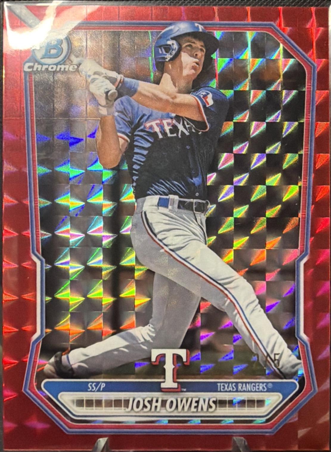 Josh Owens [Red Geometric Refractor] #BCP-62