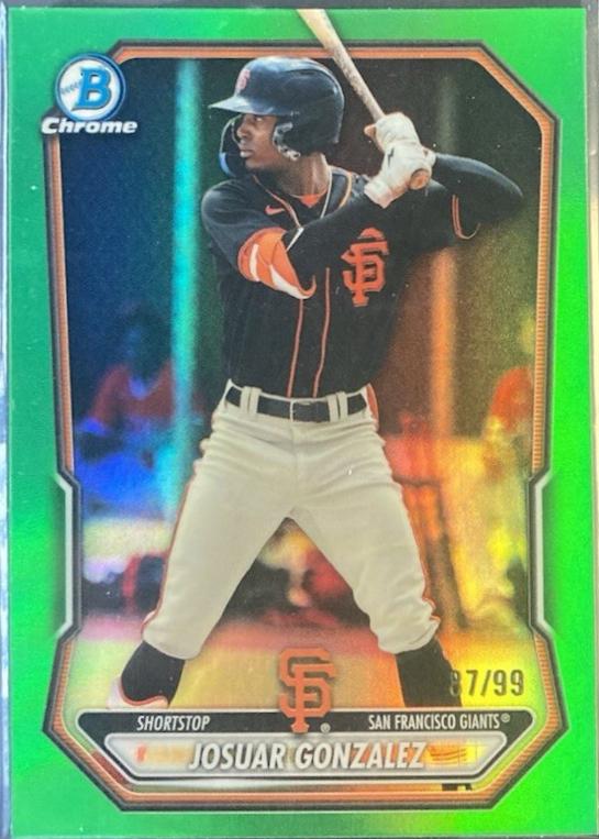 Josuar Gonzalez [Green Refractor] #BCP-56