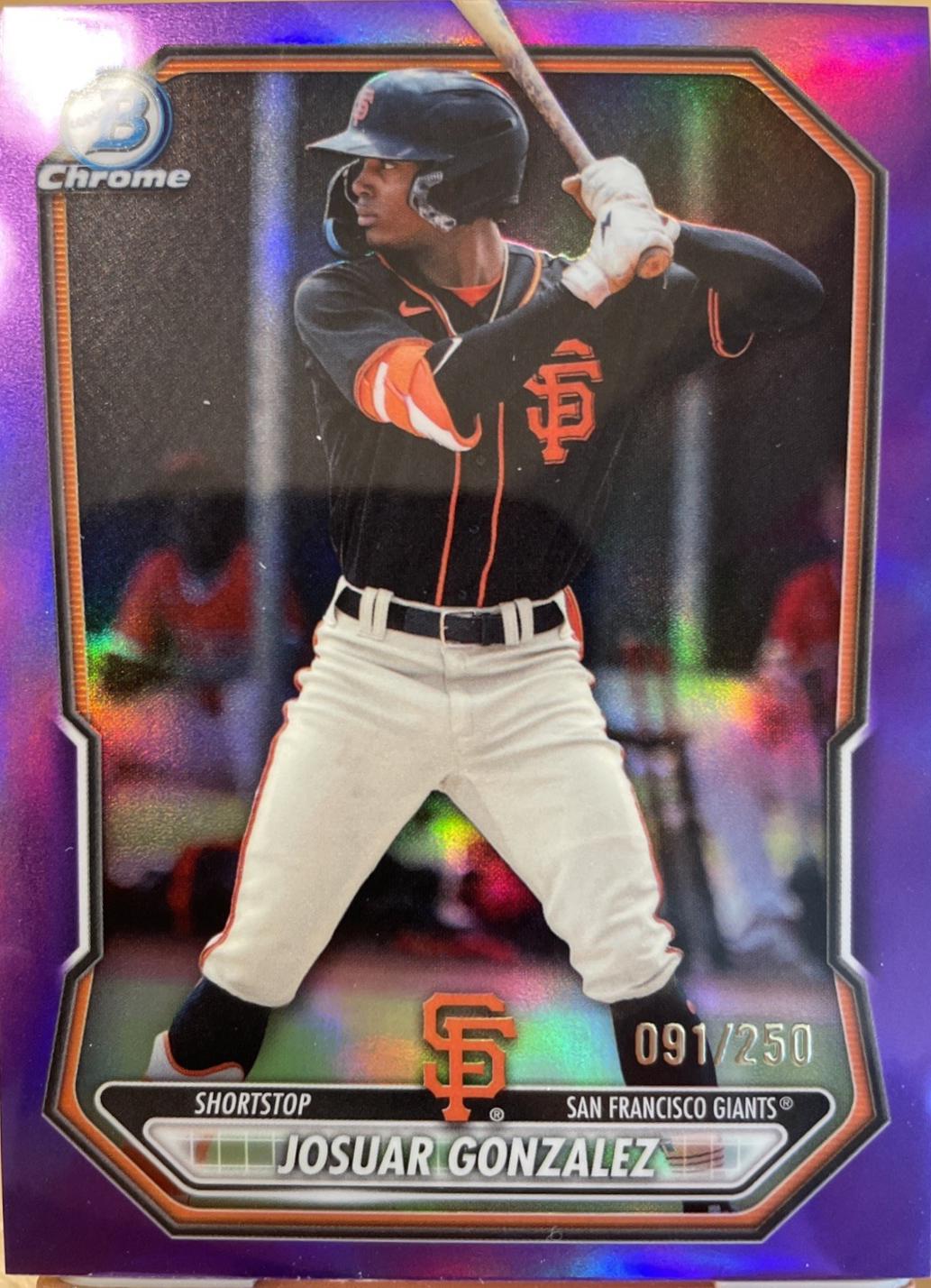 Josuar Gonzalez [Purple Refractor] #BCP-56