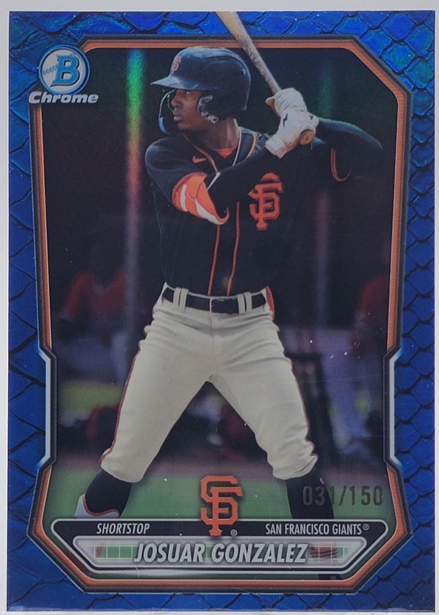Josuar Gonzalez [Reptilian Blue Refractor] #BCP-56