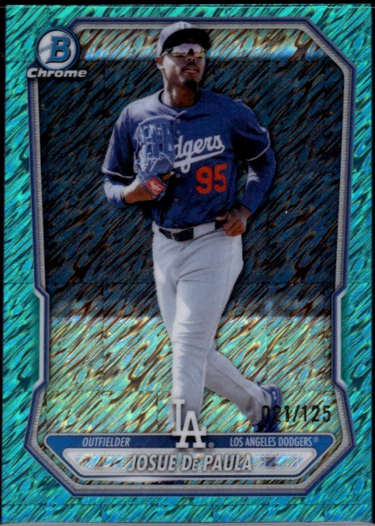 Josue De Paula [Aqua Shimmer Refractor] #BCP-83