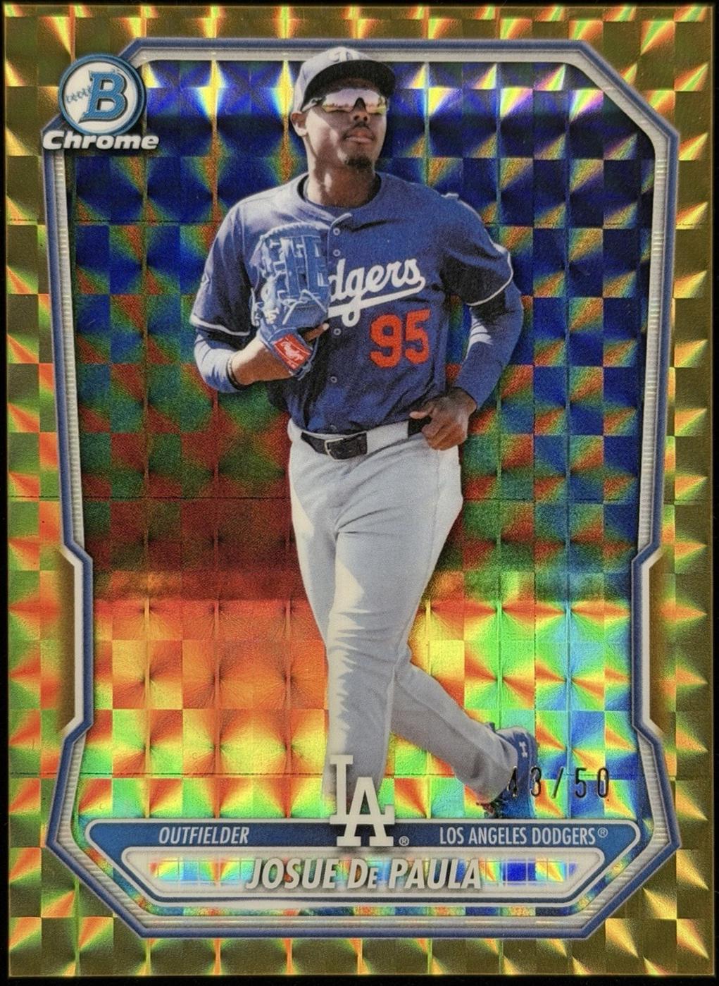 Josue De Paula [Gold Geometric Refractor] #BCP-83