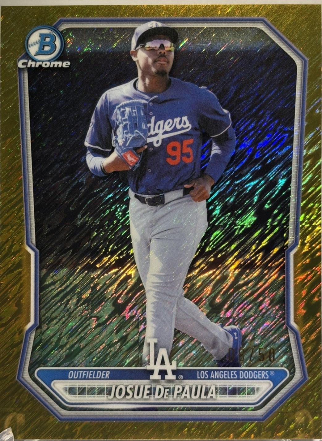 Josue De Paula [Gold Shimmer Refractor] #BCP-83